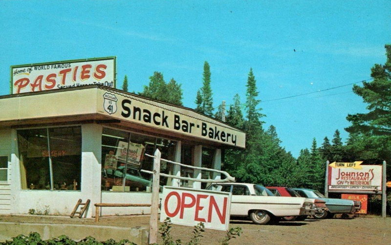 Johnsons Coral Inn Restaurant - Vintage Postcard